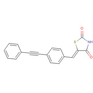 917607-25-1  2,4-Thiazolidinedione, 5-[[4-(2-phenylethynyl)phenyl]methylene]-, (5Z)-