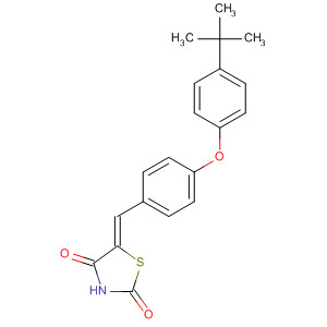 917611-21-3  2,4-Thiazolidinedione,5-[[4-[4-(1,1-dimethylethyl)phenoxy]phenyl]methylene]-, (5Z)-