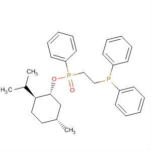917611-60-0  Phosphinic acid, P-[2-(diphenylphosphino)ethyl]-P-phenyl-,(1R,2S,5R)-5-methyl-2-(1-methylethyl)cyclohexyl ester
