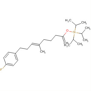 917612-42-1  Benzene,1-fluoro-4-[(3E)-4-methyl-8-[[tris(1-methylethyl)silyl]oxy]-3,8-nonadien-1-yl]-