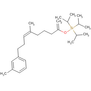 917612-52-3  Benzene,1-methyl-3-[(3Z)-4-methyl-8-[[tris(1-methylethyl)silyl]oxy]-3,8-nonadien-1-yl]-