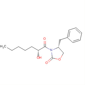 917613-31-1  2-Oxazolidinone, 3-[(2R)-2-hydroxy-1-oxoheptyl]-4-(phenylmethyl)-,(4R)-
