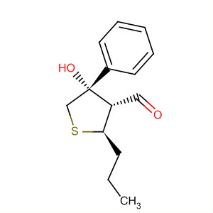 917613-79-7  3-Thiophenecarboxaldehyde, tetrahydro-4-hydroxy-4-phenyl-2-propyl-,(2R,3R,4S)-