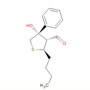 917613-80-0  3-Thiophenecarboxaldehyde, 2-butyltetrahydro-4-hydroxy-4-phenyl-,(2R,3R,4S)-