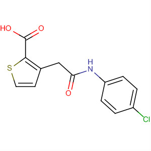 917614-43-8  2-Thiophenecarboxylic acid, 3-[2-[(4-chlorophenyl)amino]-2-oxoethyl]-