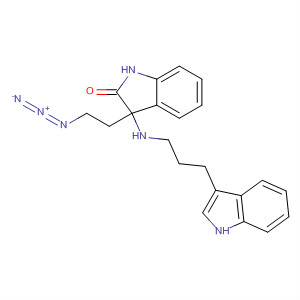 917614-62-1  2H-Indol-2-one,3-(2-azidoethyl)-1,3-dihydro-3-[[2-(1H-indol-3-yl)ethyl]methylamino]-