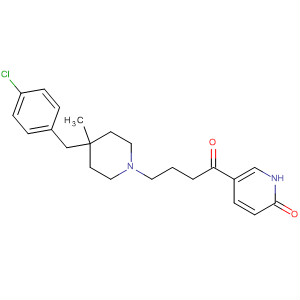 917753-80-1  2(1H)-Pyridinone,5-[4-[4-[(4-chlorophenyl)methyl]-4-methyl-1-piperidinyl]-1-oxobutyl]-