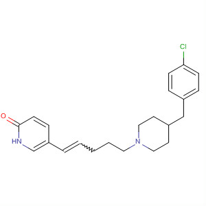 917753-99-2  2(1H)-Pyridinone,5-[5-[4-[(4-chlorophenyl)methyl]-1-piperidinyl]-1-penten-1-yl]-
