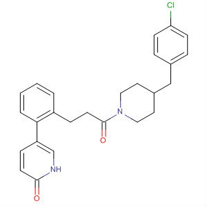 917754-92-8  2(1H)-Pyridinone,5-[2-[3-[4-[(4-chlorophenyl)methyl]-1-piperidinyl]-3-oxopropyl]phenyl]-