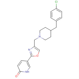 917755-05-6  2(1H)-Pyridinone,5-[4-[[4-[(4-chlorophenyl)methyl]-1-piperidinyl]methyl]-2-oxazolyl]-