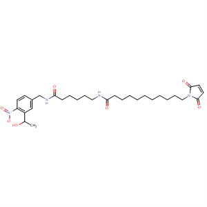 917762-52-8  1H-Pyrrole-1-undecanamide,2,5-dihydro-N-[6-[[[3-(1-hydroxyethyl)-4-nitrophenyl]methyl]amino]-6-oxohexyl]-2,5-dioxo-
