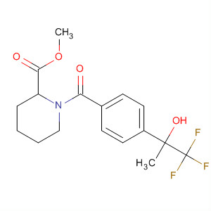 917770-04-8  2-Piperidinecarboxylic acid,1-[4-(2,2,2-trifluoro-1-hydroxy-1-methylethyl)benzoyl]-, methyl ester