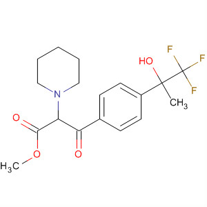 917770-15-1  2-Piperidineacetic acid,1-[4-(2,2,2-trifluoro-1-hydroxy-1-methylethyl)benzoyl]-, methyl ester