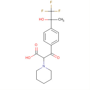 917770-17-3  2-Piperidineacetic acid,1-[4-(2,2,2-trifluoro-1-hydroxy-1-methylethyl)benzoyl]-