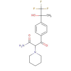 917770-27-5  2-Piperidineacetamide,1-[4-(2,2,2-trifluoro-1-hydroxy-1-methylethyl)benzoyl]-