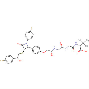 917782-97-9  D-Valine,N-[2-[4-[(2R,3R)-1-(4-fluorophenyl)-3-[[2-(4-fluorophenyl)-2-hydroxyethyl]thio]-4-oxo-2-azetidinyl]phenoxy]acetyl]glycylglycyl-3-methyl-