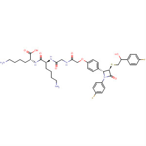917782-99-1  D-Lysine,N-[2-[4-[(2R,3R)-1-(4-fluorophenyl)-3-[[2-(4-fluorophenyl)-2-hydroxyethyl]thio]-4-oxo-2-azetidinyl]phenoxy]acetyl]glycyl-D-lysyl-