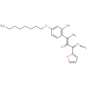 91780-22-2  Ethanone, 1-(2-furanyl)-,[1-[2-hydroxy-4-(octyloxy)phenyl]ethylidene]hydrazone