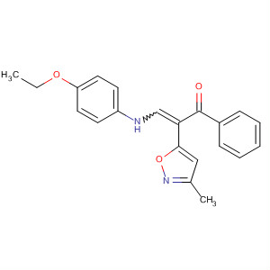 917837-42-4  2-Propen-1-one,3-[(4-ethoxyphenyl)amino]-2-(3-methyl-5-isoxazolyl)-1-phenyl-