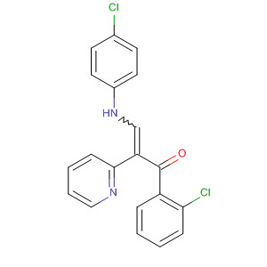 917838-07-4  2-Propen-1-one,1-(2-chlorophenyl)-3-[(4-chlorophenyl)amino]-2-(2-pyridinyl)-