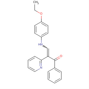 917838-09-6  2-Propen-1-one, 3-[(4-ethoxyphenyl)amino]-1-phenyl-2-(2-pyridinyl)-