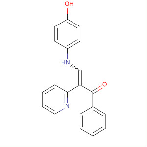 917838-13-2  2-Propen-1-one, 3-[(4-hydroxyphenyl)amino]-1-phenyl-2-(2-pyridinyl)-