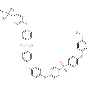 917868-83-8  Benzene,1-[4-[[4-[4-(1,1-dimethylethyl)phenoxy]phenyl]sulfonyl]phenoxy]-4-[4-[[4-(4-methoxyphenoxy)phenyl]sulfonyl]phenoxy]-