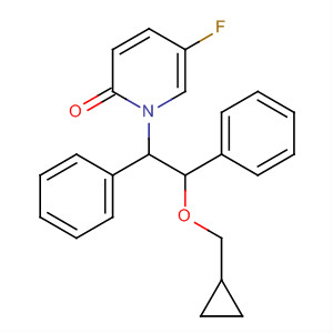 917871-46-6  2(1H)-Pyridinone, 1-[2-(cyclopropylmethoxy)-1,2-diphenylethyl]-5-fluoro-