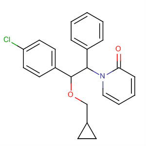 917871-54-6  2(1H)-Pyridinone,1-[2-(4-chlorophenyl)-2-(cyclopropylmethoxy)-1-phenylethyl]-