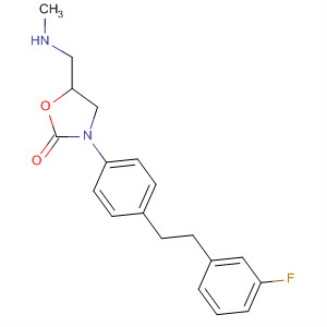917873-11-1  2-Oxazolidinone,3-[4-[2-(3-fluorophenyl)ethyl]phenyl]-5-[(methylamino)methyl]-