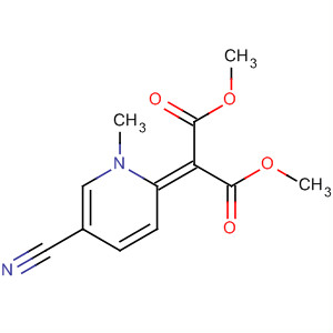 917876-95-0  Propanedioic acid, 2-(5-cyano-1-methyl-2(1H)-pyridinylidene)-,1,3-dimethyl ester