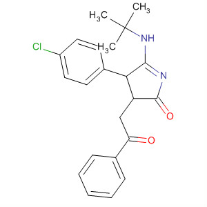 917886-53-4  2H-Pyrrol-2-one,4-(4-chlorophenyl)-5-[(1,1-dimethylethyl)amino]-3,4-dihydro-3-(2-oxo-2-phenylethyl)-
