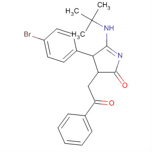 917886-54-5  2H-Pyrrol-2-one,4-(4-bromophenyl)-5-[(1,1-dimethylethyl)amino]-3,4-dihydro-3-(2-oxo-2-phenylethyl)-