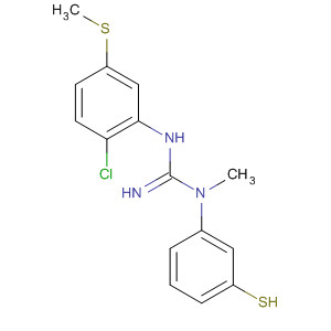 917894-18-9  Guanidine,N'-[2-chloro-5-(methylthio)phenyl]-N-(3-mercaptophenyl)-N-methyl-
