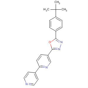 917897-50-8  2,4'-Bipyridine, 5-[5-[4-(1,1-dimethylethyl)phenyl]-1,3,4-oxadiazol-2-yl]-