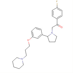 917903-33-4  Ethanone,1-(4-fluorophenyl)-2-[2-[3-[3-(1-piperidinyl)propoxy]phenyl]-1-pyrrolidinyl]-