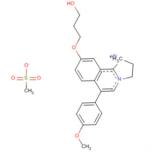 917904-04-2  1H-Pyrrolo[2,1-a]isoquinolinium,2,3-dihydro-9-(3-hydroxypropoxy)-6-(4-methoxyphenyl)-,methanesulfonate (1:1)