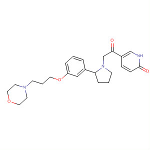 917904-55-3  2(1H)-Pyridinone,5-[2-[2-[3-[3-(4-morpholinyl)propoxy]phenyl]-1-pyrrolidinyl]acetyl]-