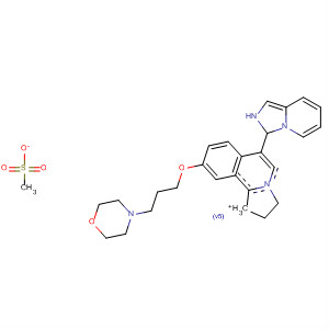 917904-69-9  1H-Pyrrolo[2,1-a]isoquinolinium,2,3-dihydro-6-imidazo[1,5-a]pyridin-3-yl-9-[3-(4-morpholinyl)propoxy]-,methanesulfonate (1:1)