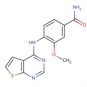 917908-96-4  Benzamide, 3-methoxy-4-(thieno[2,3-d]pyrimidin-4-ylamino)-