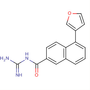 917909-86-5  2-Naphthalenecarboxamide, N-(aminoiminomethyl)-5-(3-furanyl)-