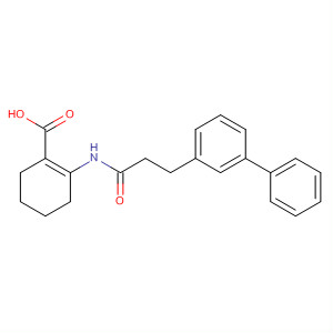 917910-17-9  1-Cyclohexene-1-carboxylic acid,2-[(3-[1,1'-biphenyl]-3-yl-1-oxopropyl)amino]-