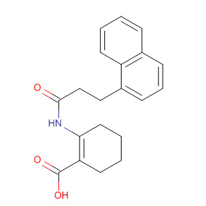 917910-20-4  1-Cyclohexene-1-carboxylic acid,2-[[3-(1-naphthalenyl)-1-oxopropyl]amino]-