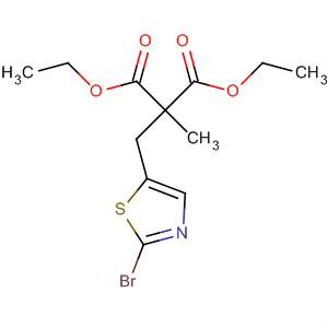 917910-69-1  Propanedioic acid, 2-[(2-bromo-5-thiazolyl)methyl]-2-methyl-,1,3-diethyl ester