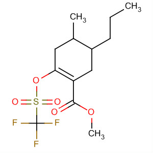 917911-28-5  1-Cyclohexene-1-carboxylic acid,4-methyl-5-propyl-2-[[(trifluoromethyl)sulfonyl]oxy]-, methyl ester