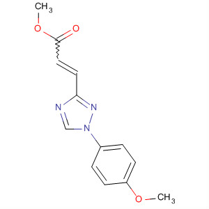 917911-35-4  2-Propenoic acid, 3-[1-(4-methoxyphenyl)-1H-1,2,4-triazol-3-yl]-, methylester