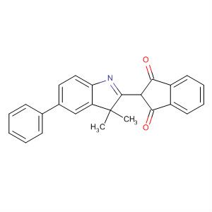 917918-56-0  1H-Indene-1,3(2H)-dione, 2-(3,3-dimethyl-5-phenyl-3H-indol-2-yl)-