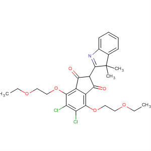 917918-61-7  1H-Indene-1,3(2H)-dione,5,6-dichloro-2-(3,3-dimethyl-3H-indol-2-yl)-4,7-bis(2-ethoxyethoxy)-