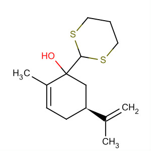 917919-33-6  2-Cyclohexen-1-ol, 1-(1,3-dithian-2-yl)-2-methyl-5-(1-methylethenyl)-,(5S)-