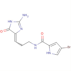 917919-46-1  1H-Pyrrole-2-carboxamide,N-[3-[(3E)-2-amino-1,5-dihydro-5-oxo-4H-imidazol-4-ylidene]propyl]-4-bromo-